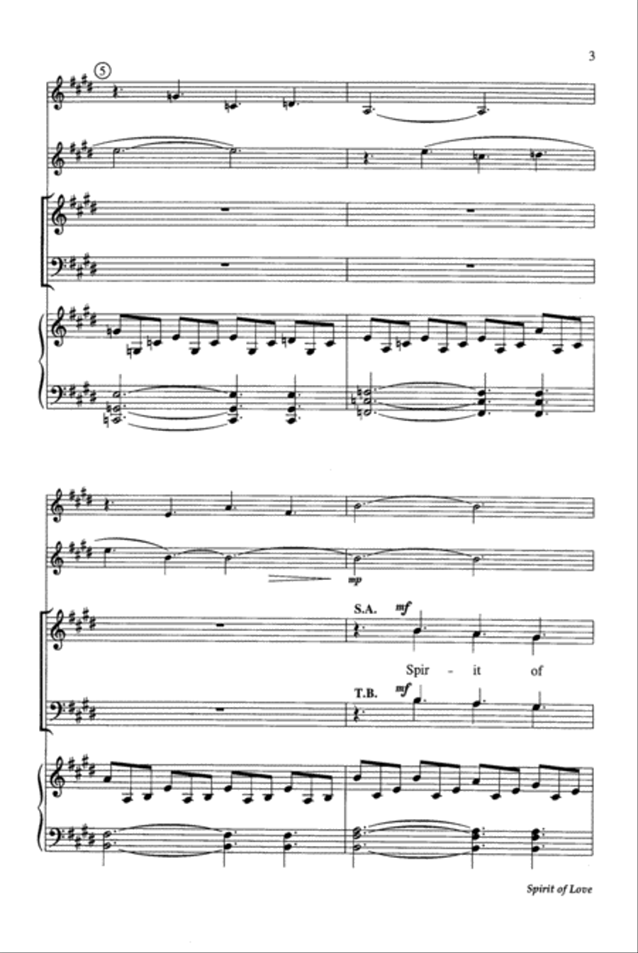 Spirit of Love 4-Part scores gallery preview page 18