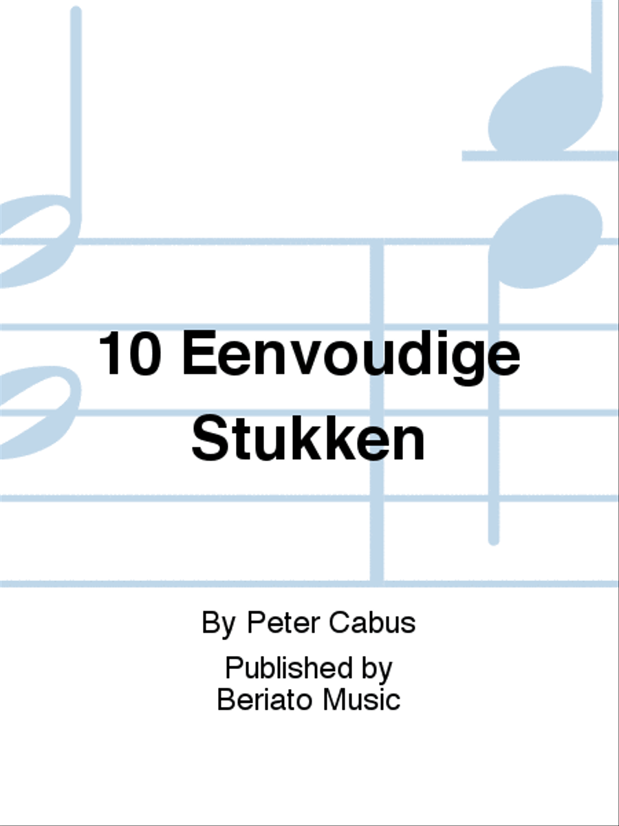 10 Eenvoudige Stukken Flute Solo scores gallery preview page 1