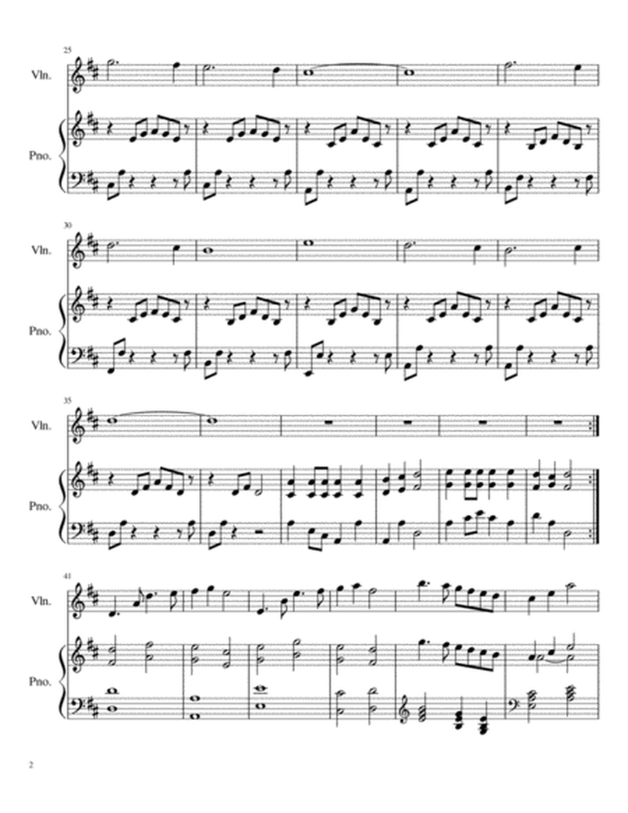 Opus 113, Sonatina Facile for Violin & Piano in G-do (Score & Part) image number null