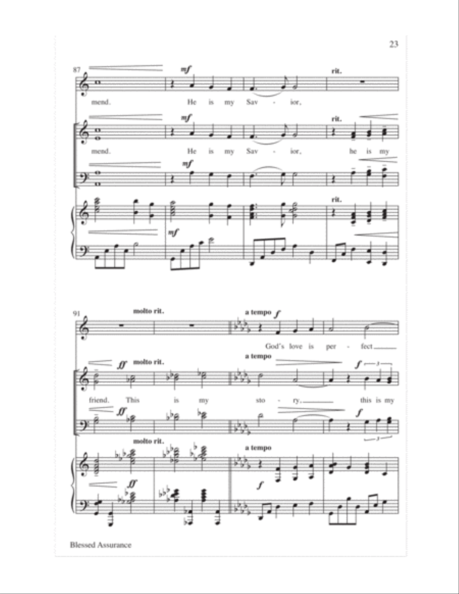 Let the Children Sing 4-Part scores gallery preview page 25