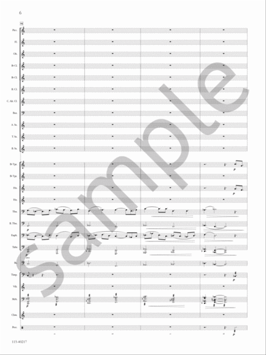 Barcarolle Concert Band scores gallery preview page 7