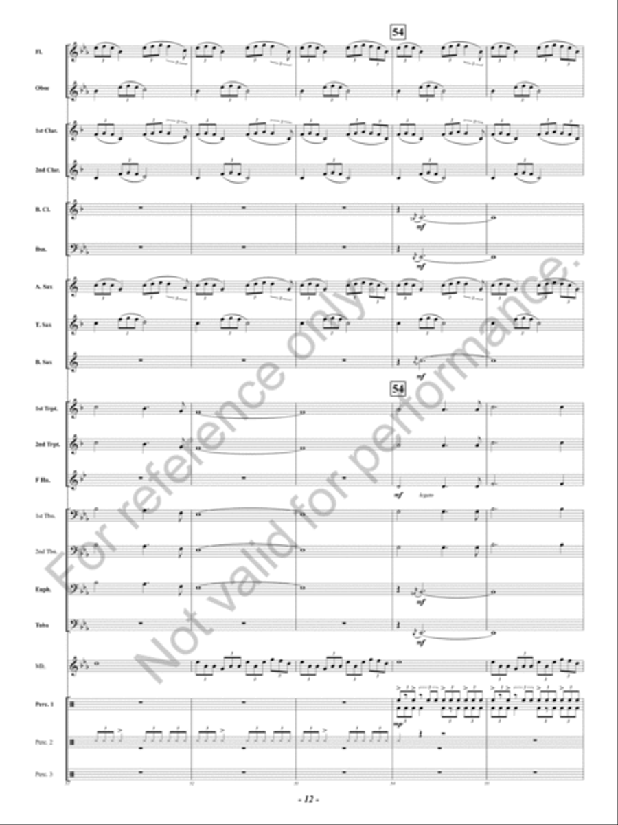 Celtic Holy Night Celtic Holy Night Concert Band scores gallery preview page 13
