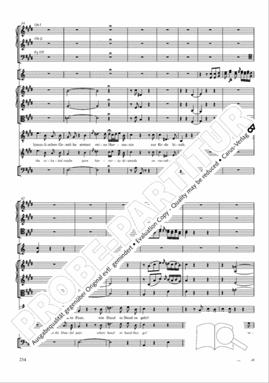 The Creation (Die Schopfung) 4-Part scores gallery preview page 254