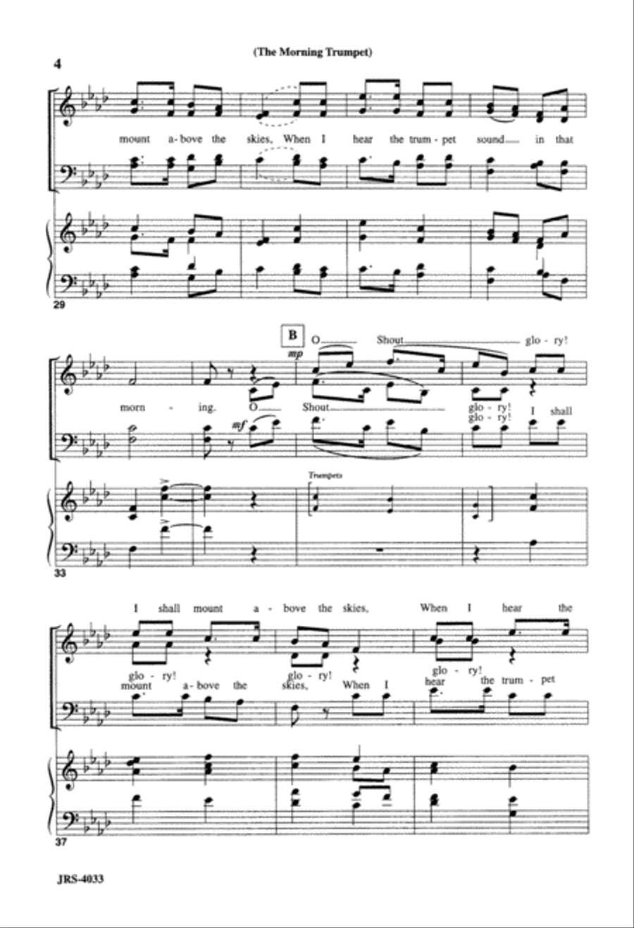 The Morning Trumpet The Morning Trumpet 4-Part scores gallery preview page 5