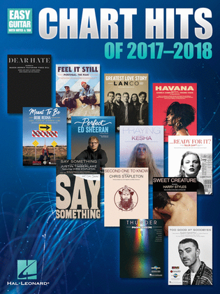 Book cover for Chart Hits of 2017-2018