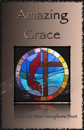 Amazing Grace, Gospel style for Clarinet and Tenor Saxophone Duet