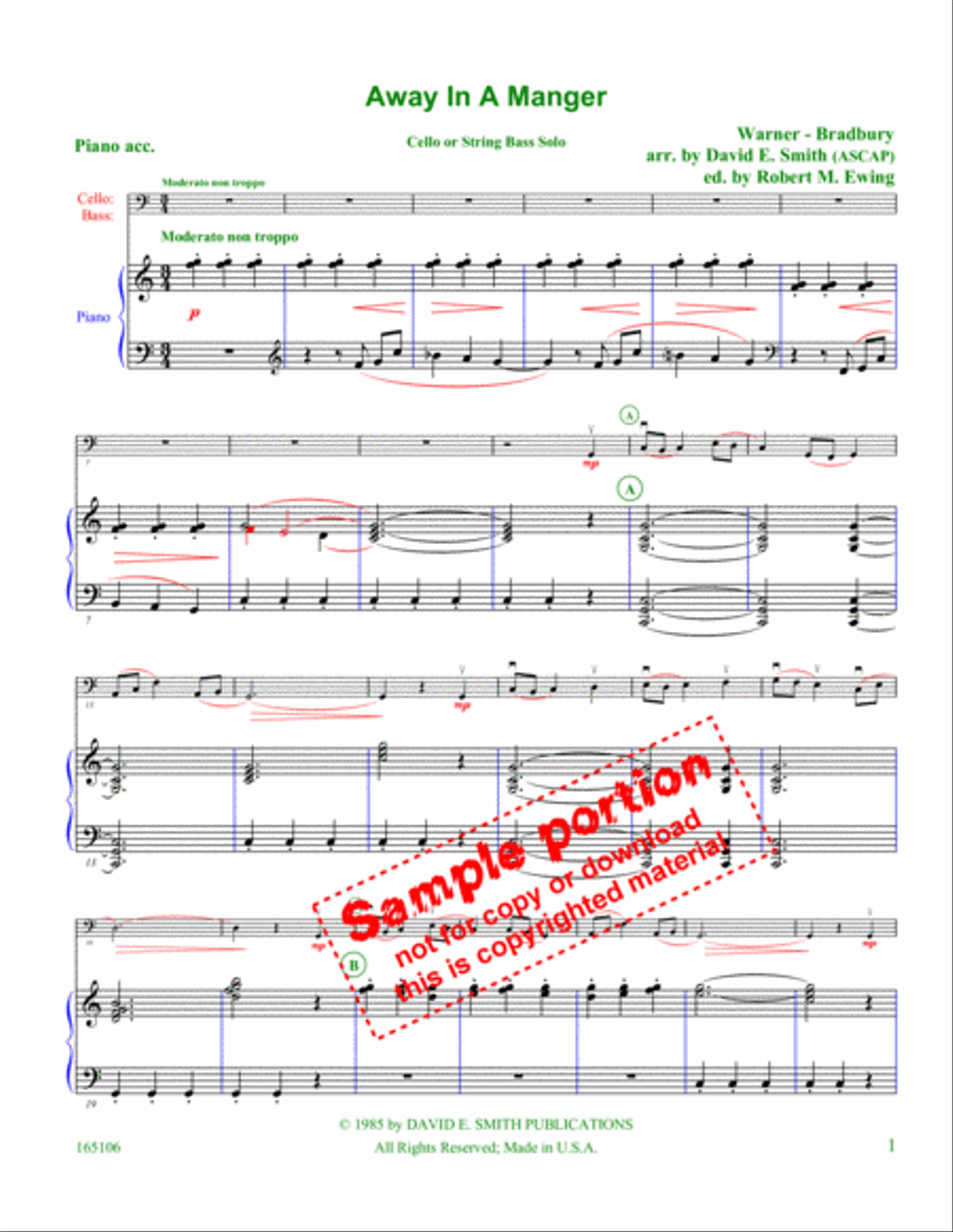 Away In A Manger Flute scores gallery preview page 2