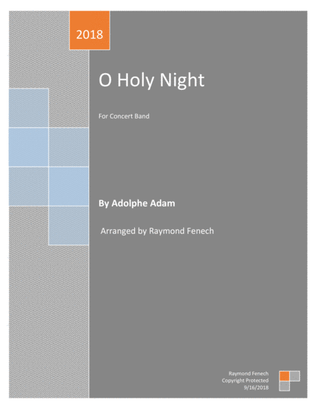 O Holy Night - For Concert Band - Intermediate Level