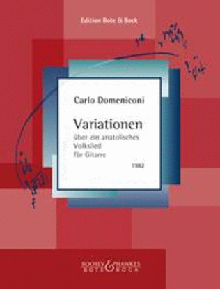 Book cover for Variations about an Anatolian Folksong