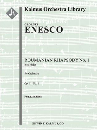 Roumanian Rhapsody Op. 11, No. 1 in A Major