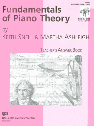 Book cover for Fundamentals Of Piano Theory, Prep-Answer Book