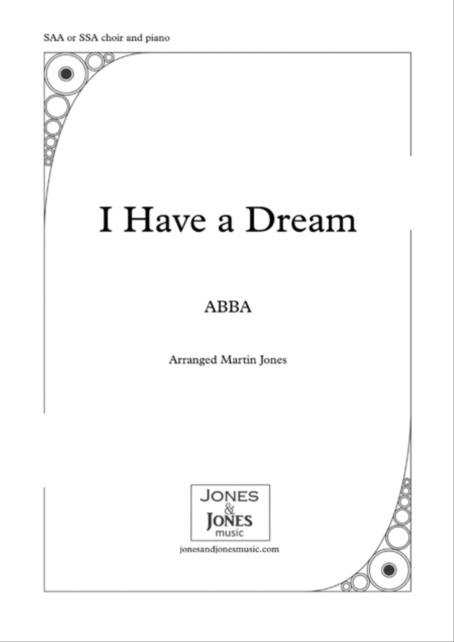 I Have A Dream 4-Part scores gallery preview page 1