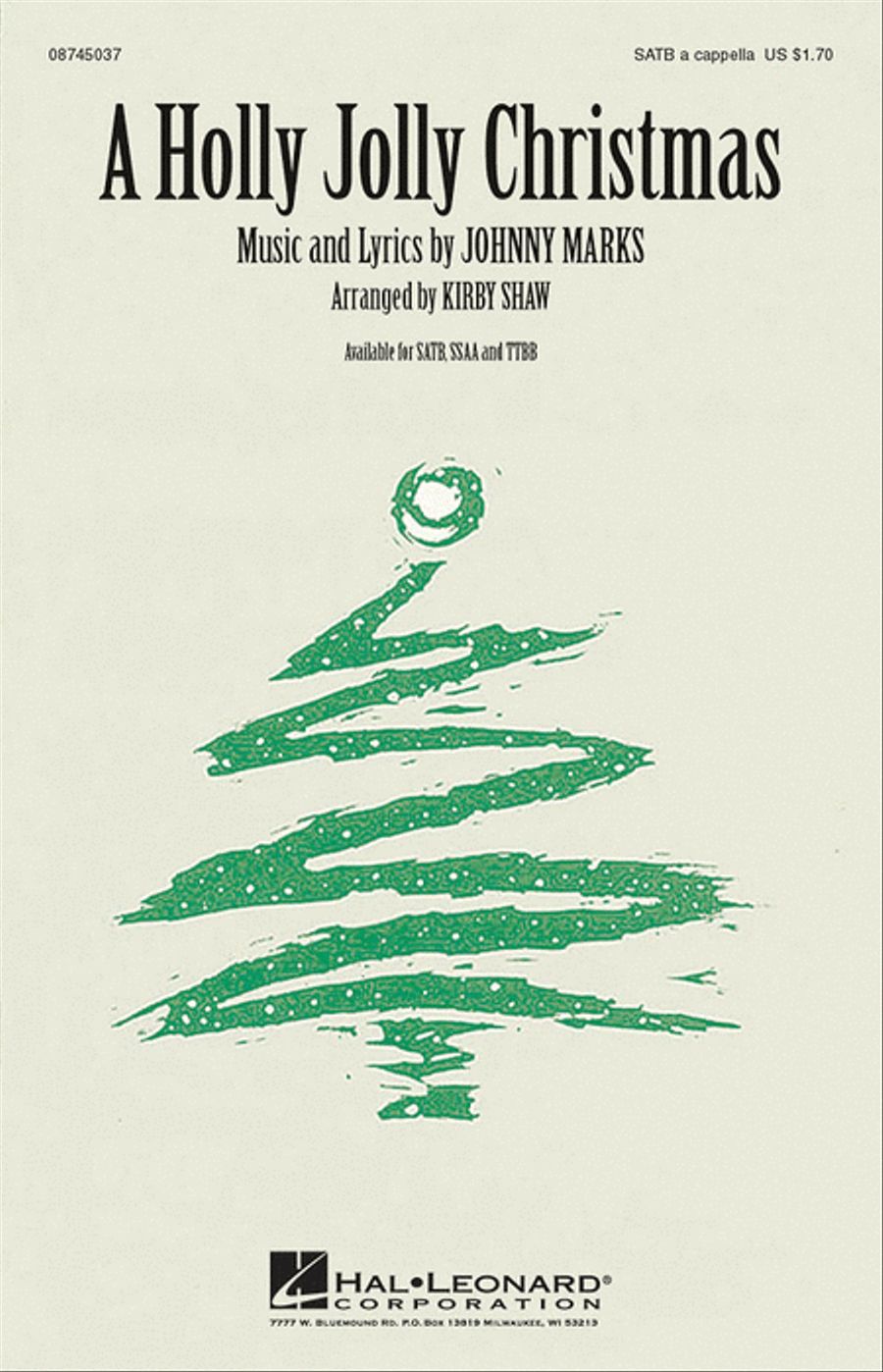 A Holly Jolly Christmas 4-Part scores gallery preview page 1