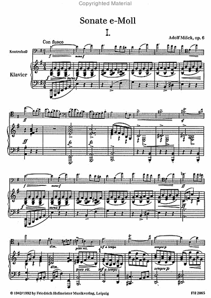 Sonate e-Moll, op. 6