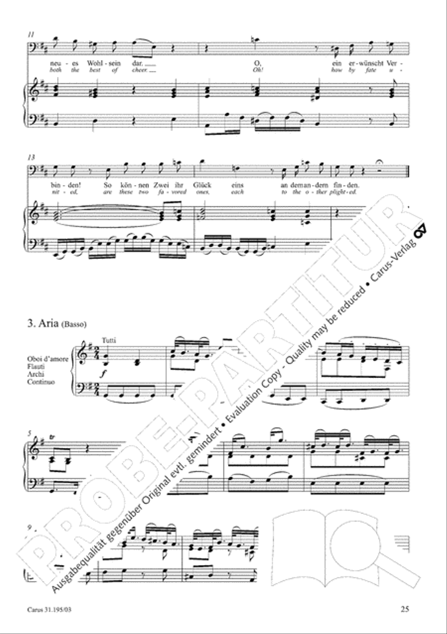 For the righteous light is sown (Dem Gerechten muss das Licht) 4-Part scores gallery preview page 26
