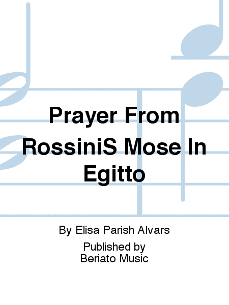 Prayer From RossiniS Mose In Egitto