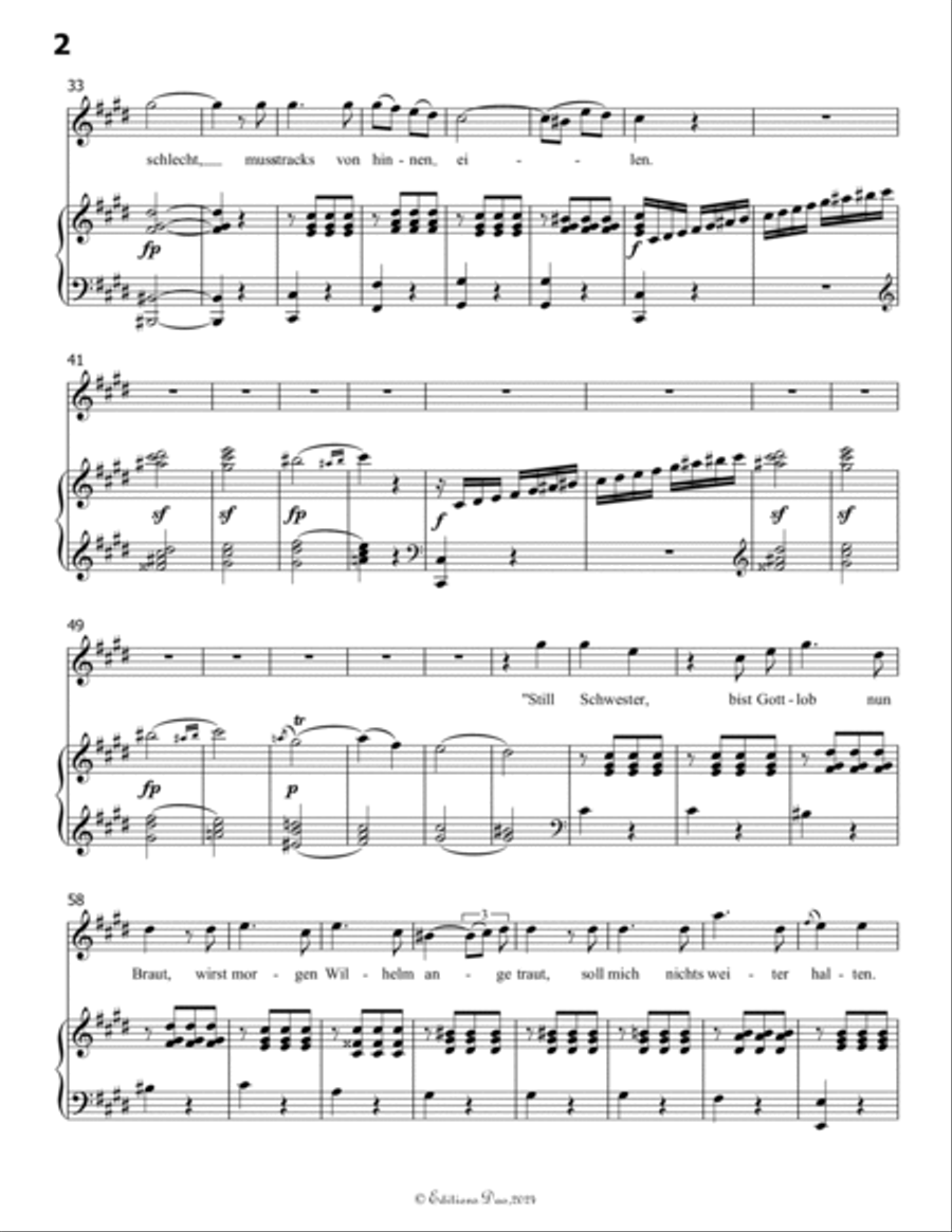 Der Liedler, by Schubert, Op.38(D.209), in c sharp minor Voice scores gallery preview page 4