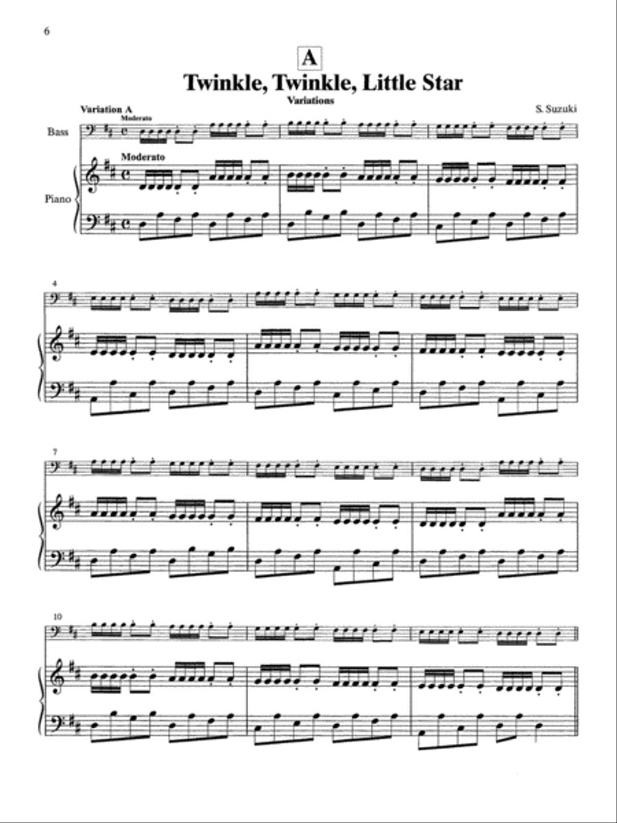 Suzuki Bass School, Volume 1 String Methods scores gallery preview page 3