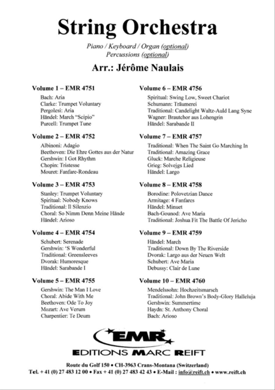 Album Volume 8 String Orchestra scores gallery preview page 8