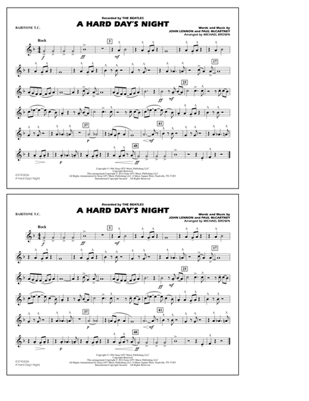 A Hard Day's Night - Baritone T.C.