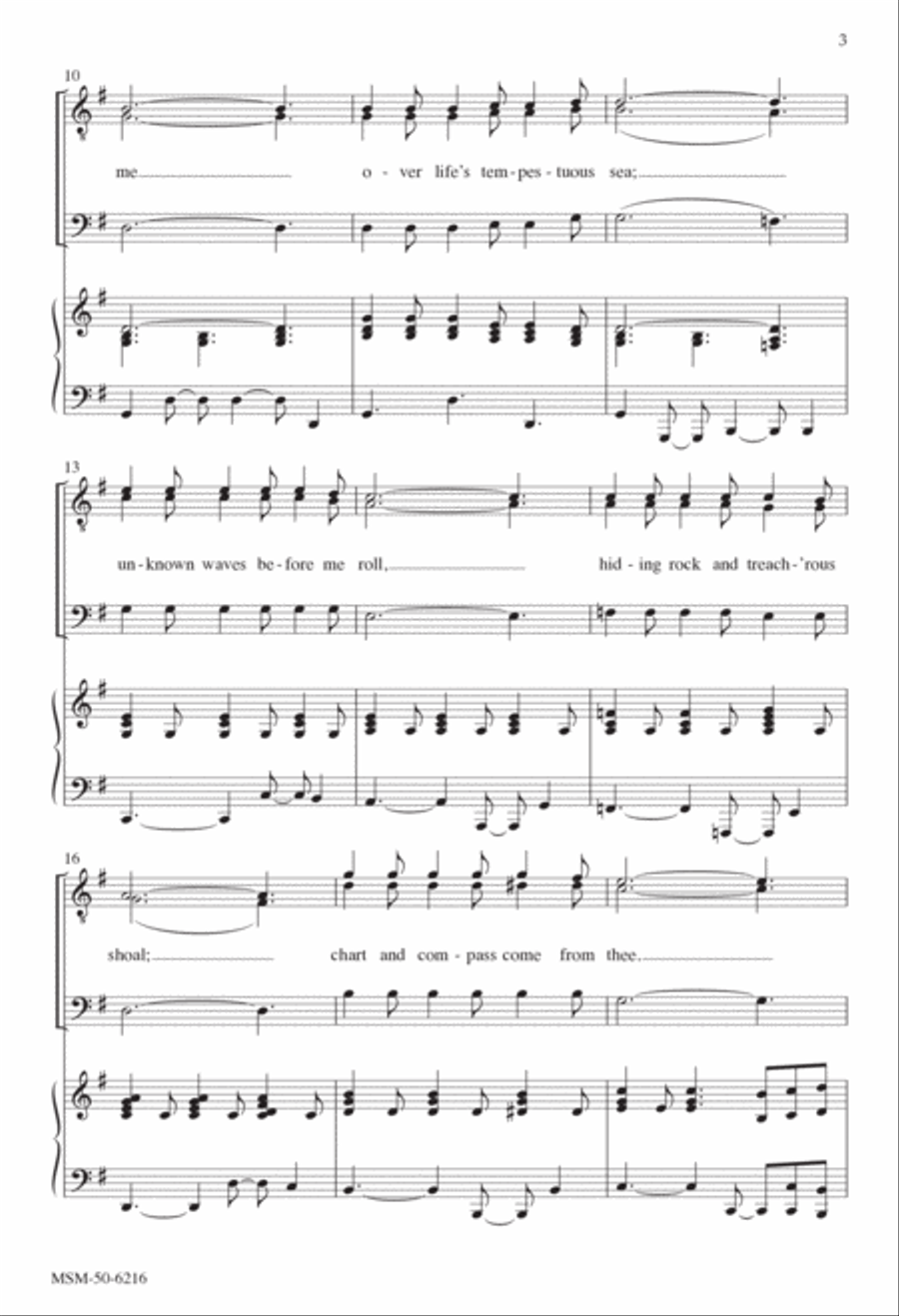 Jesus, Savior, Pilot Me Jesus, Savior, Pilot Me TTB scores gallery preview page 2
