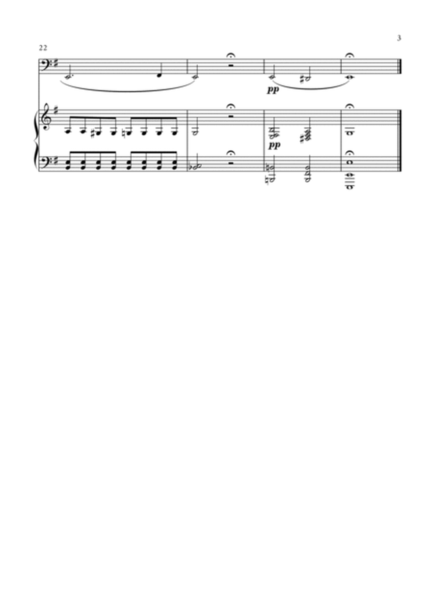 Prelude in E minor (Op. 28, n.4) - Tuba and Piano image number null
