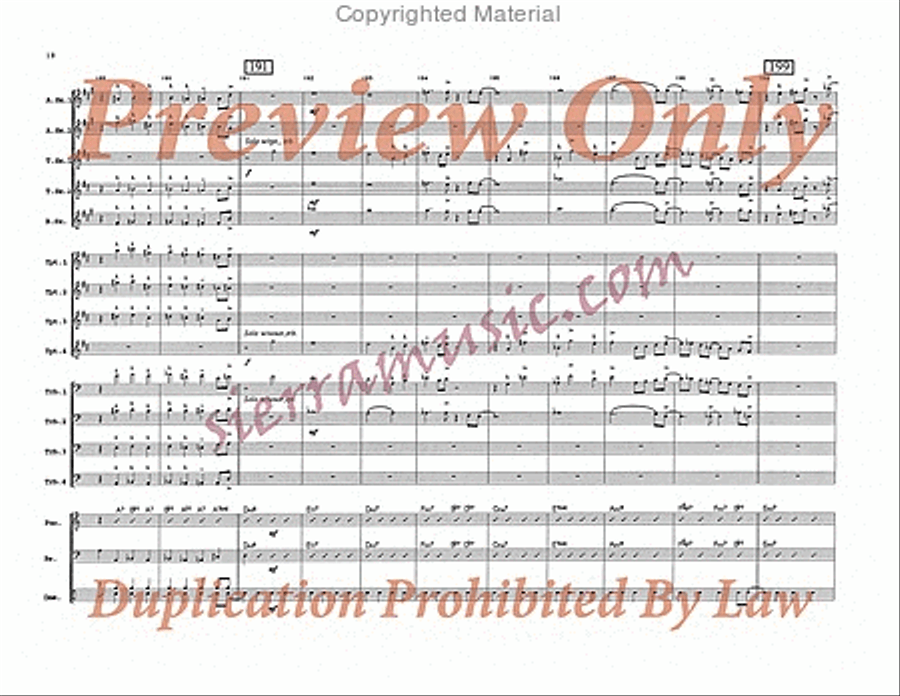 After You've Gone Big Band scores gallery preview page 19