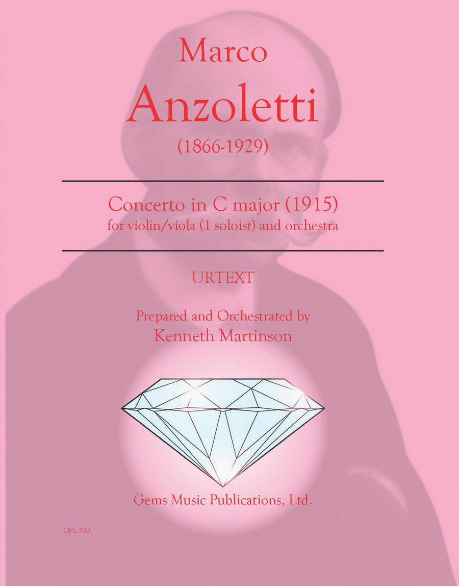 Concerto in C major for violin/viola (1 soloist) and orchestra (1915)
