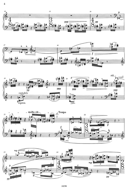 Five Piano Pieces - Arnold Schoenberg