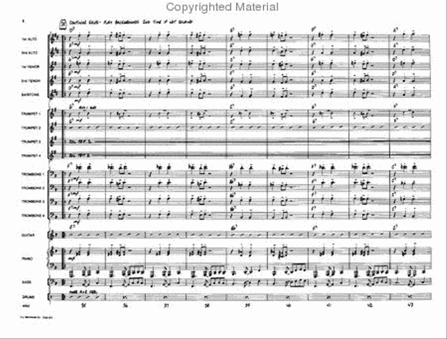 Bugle Boogie Blues Bugle Boogie Blues Jazz Ensemble scores gallery preview page 6