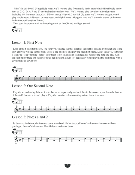Reading Standard Music Notation for Mandolin & Fiddle image number null
