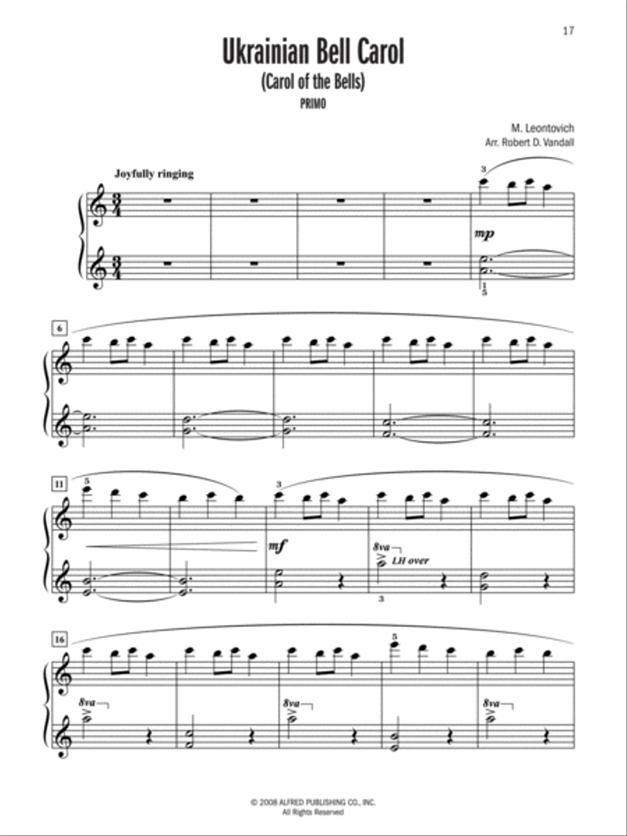 Celebrated Christmas Duets, Book 2 Small Ensemble scores gallery preview page 4