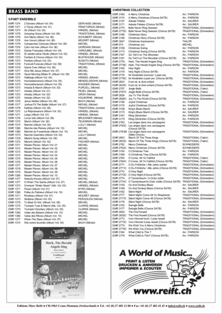 O Holy Night Brass Band scores gallery preview page 7