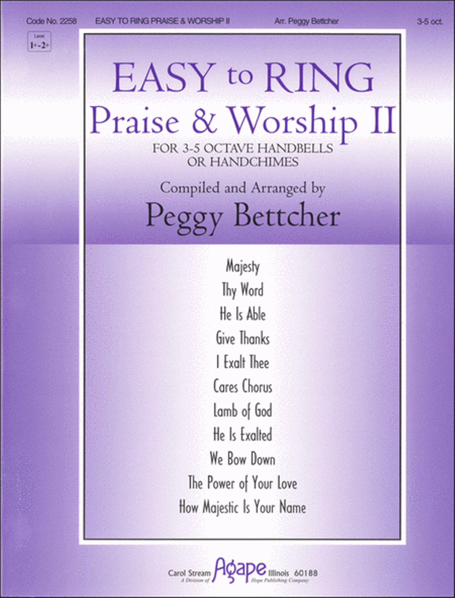 Easy to Ring Praise and Worship 5-Octaves scores gallery preview page 1