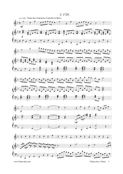 Flauta-doce e Piano/ Recorder and Piano