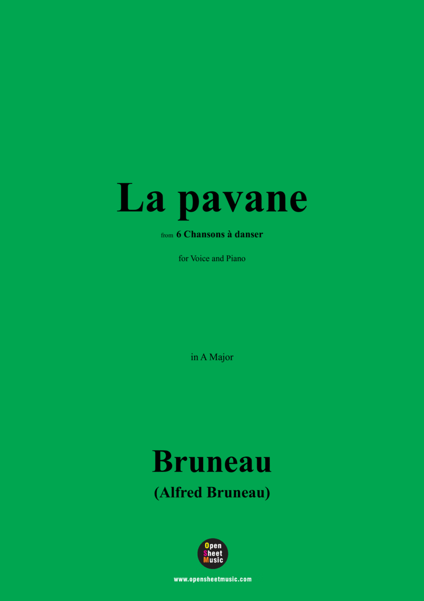 Alfred Bruneau-La pavane,in A Major