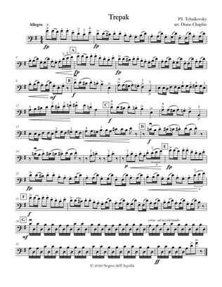 Trepak from The Nutcracker - Cello and Piano