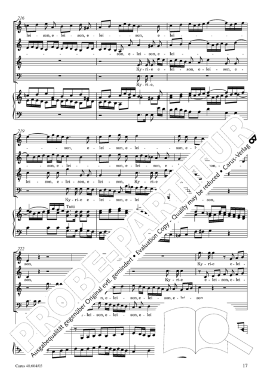 Grosse Mariazeller Messe in C 4-Part scores gallery preview page 26