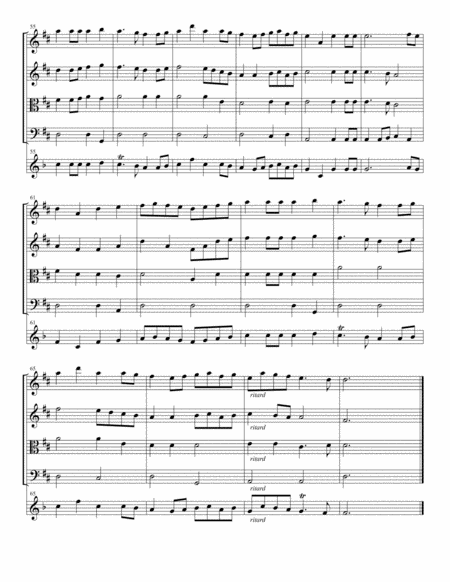 Rondeau from Sinfonies de Fanfares String Quartet, Trio w opt Trumpet