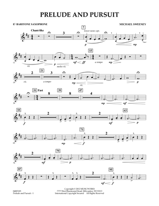 Prelude And Pursuit - Eb Baritone Saxophone