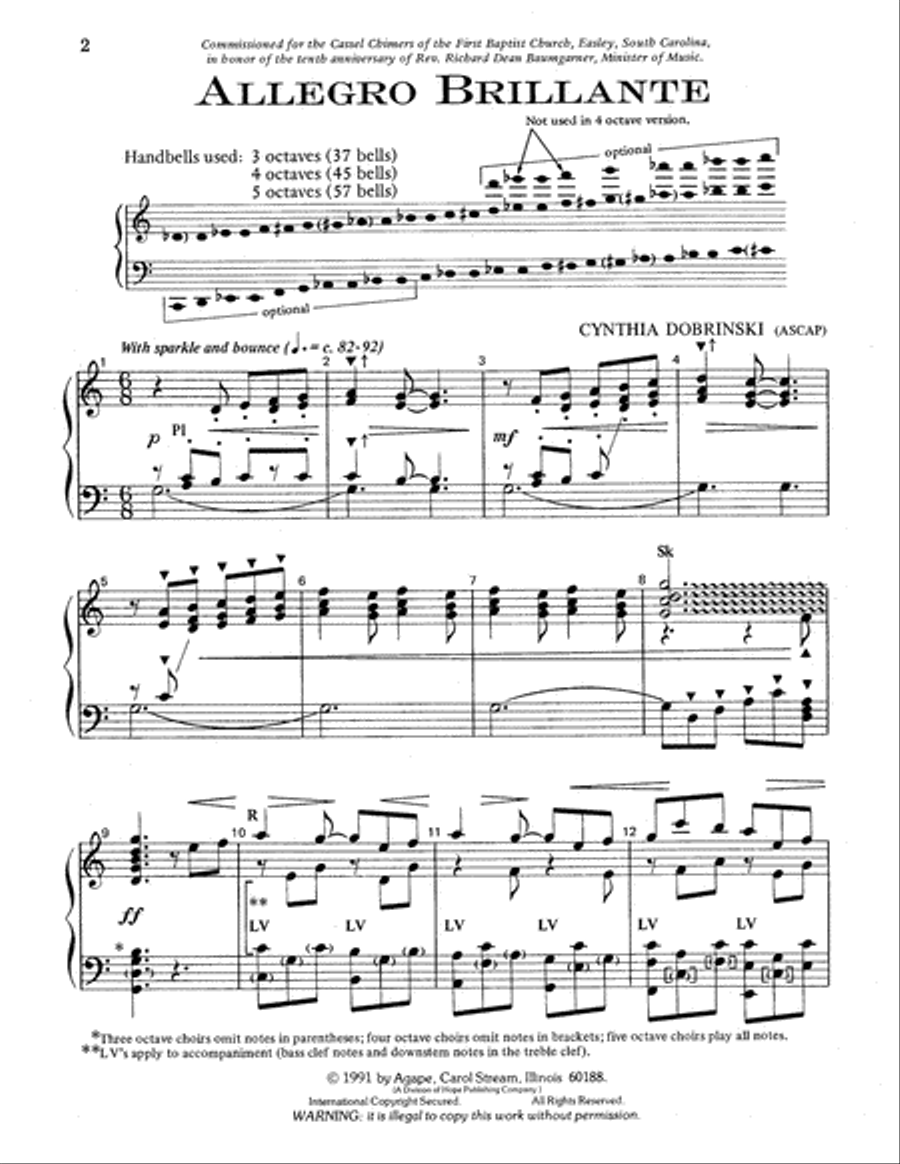 Allegro Brillante Allegro Brillante 5-Octaves scores gallery preview page 2
