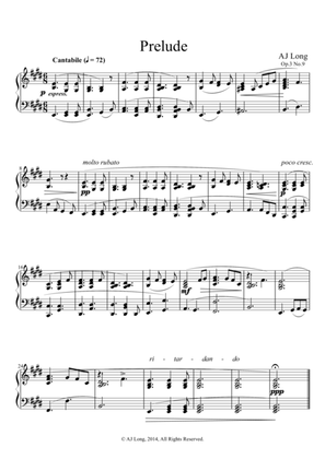 Prelude in E Major Op.3 No.9