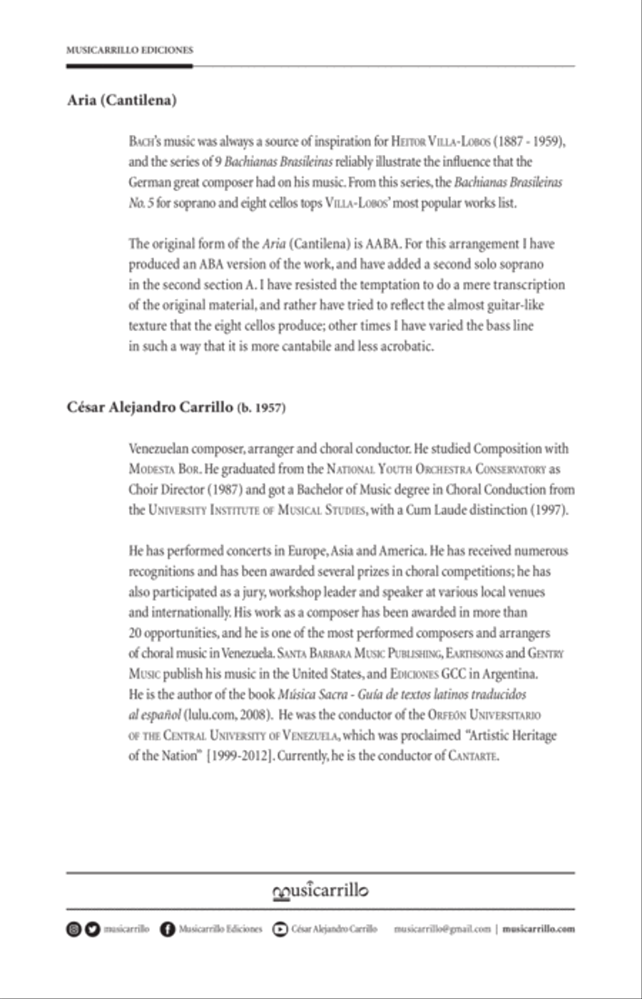 Aria (cantilena) Divisi scores gallery preview page 2