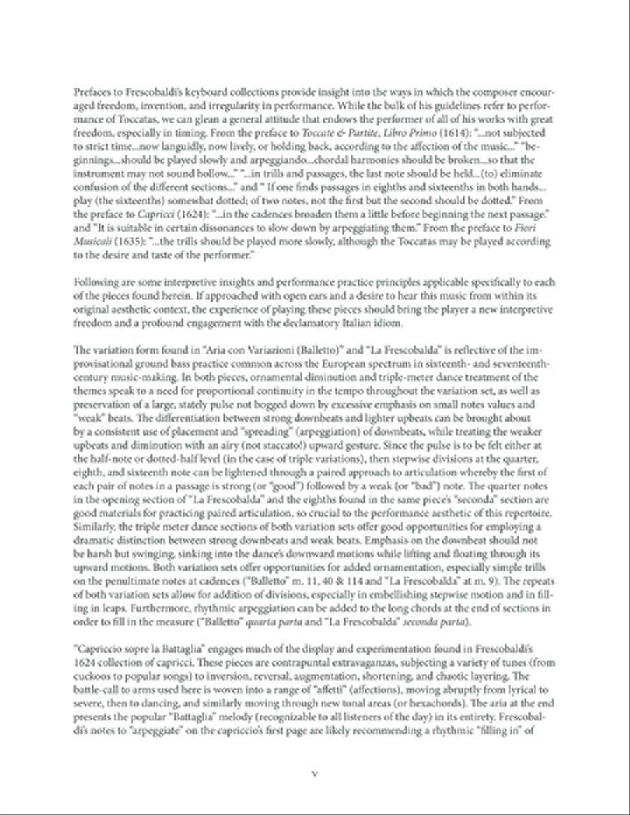 Music of Girolamo Frescobaldi For Classic Guitar Acoustic Guitar scores gallery preview page 6