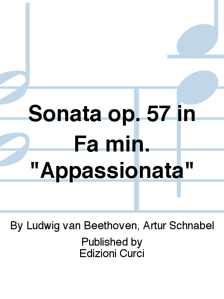 Sonata op. 57 in Fa min. "Appassionata"