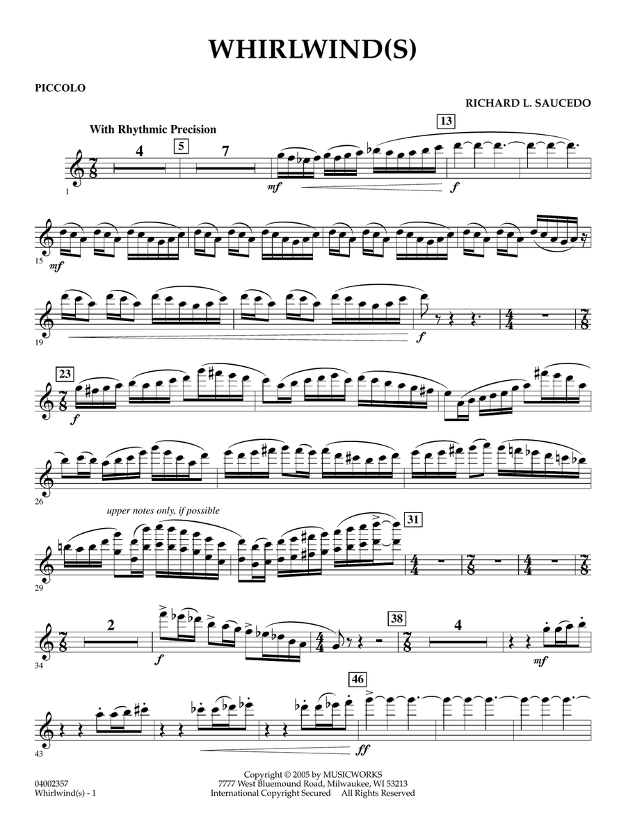 Whirlwind(s) - Piccolo