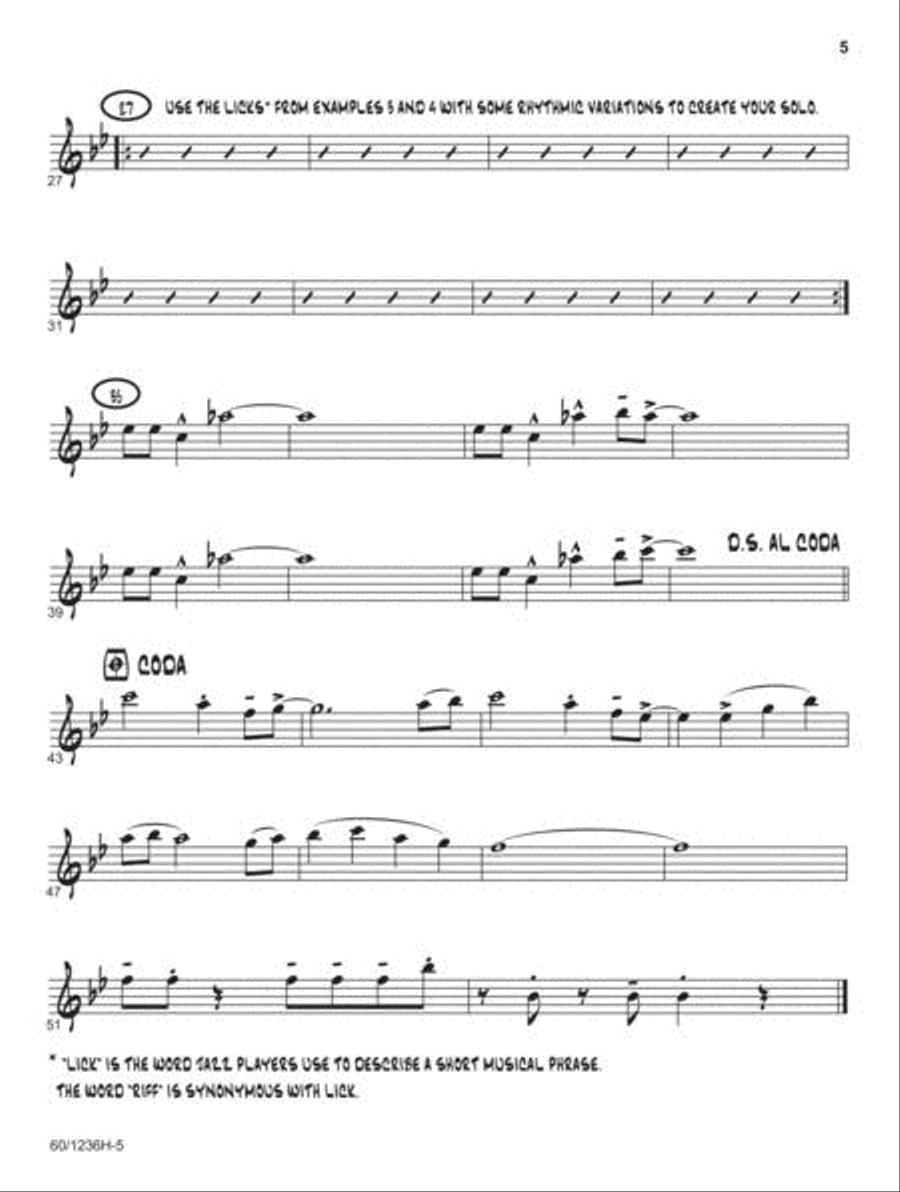 Jazz Basics - Flute Jazz Ensemble scores gallery preview page 5