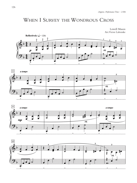 Sunday Morning Companion by Victor Labenske Piano Solo - Sheet Music
