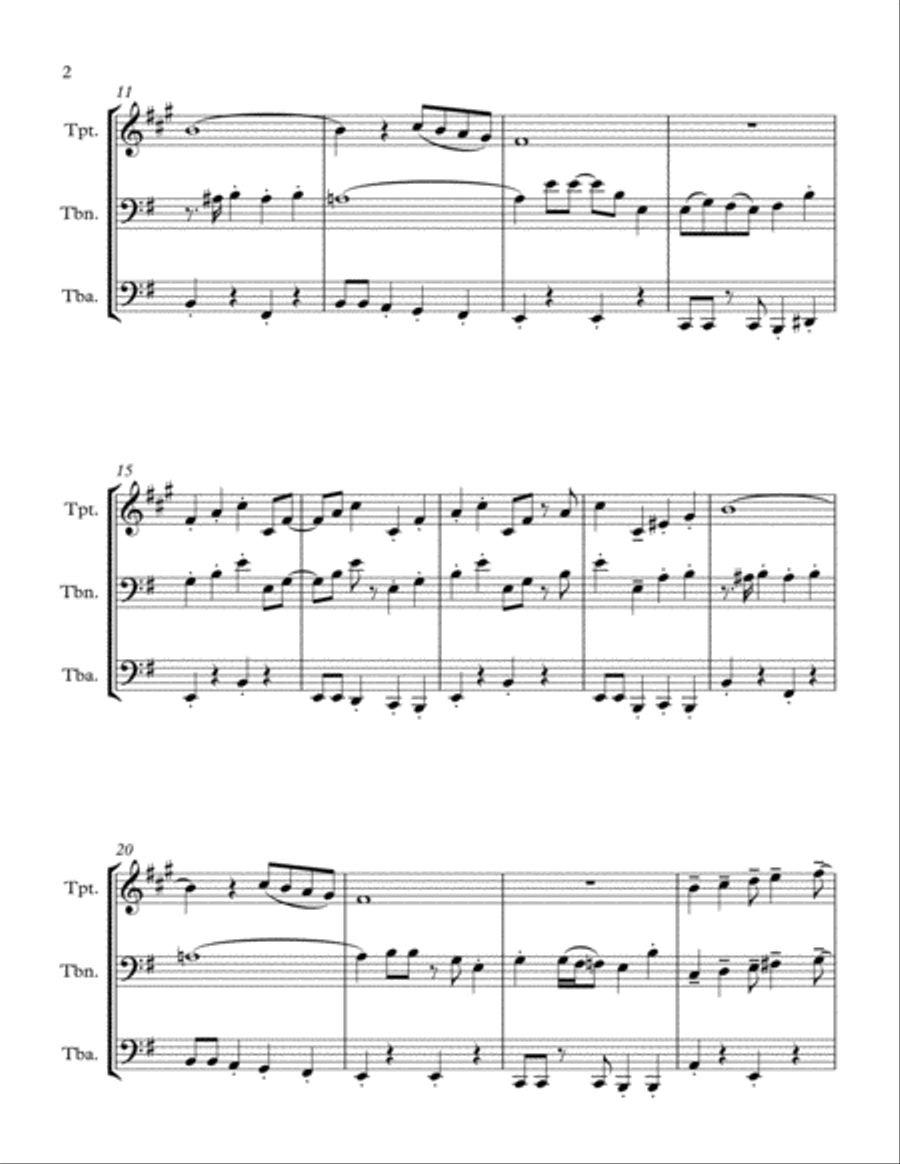 Puttin' On The Ritz Puttin' On The Ritz Brass Ensemble scores gallery preview page 2