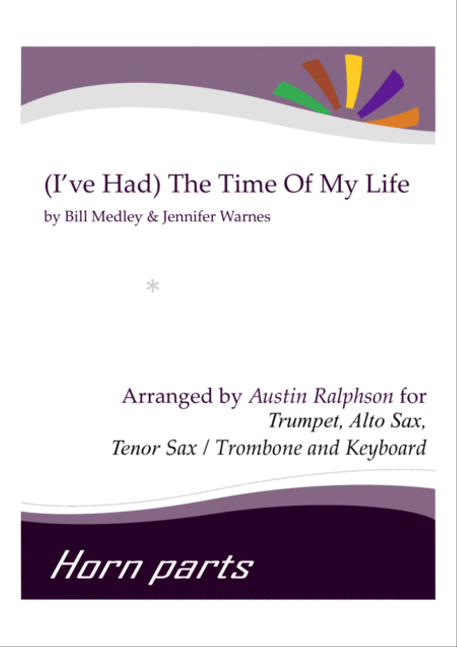 (i've Had) The Time Of My Life Tenor Saxophone scores gallery preview page 1